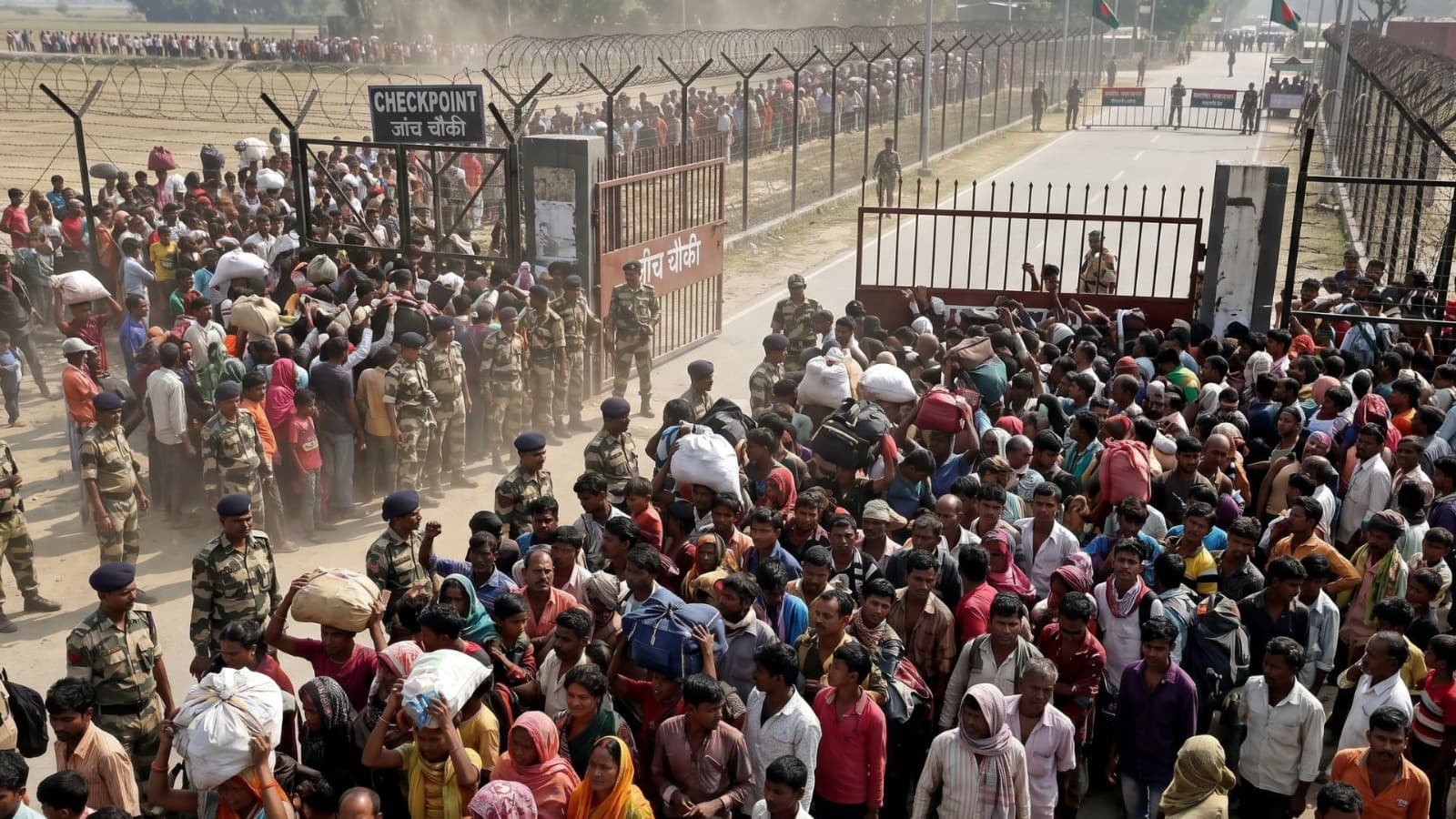 बंगाल में सत्ता पलटते ही उल्टे पांव भागे घुसपैठिये, हकीमपुर बॉर्डर पर मची भारी भगदड़