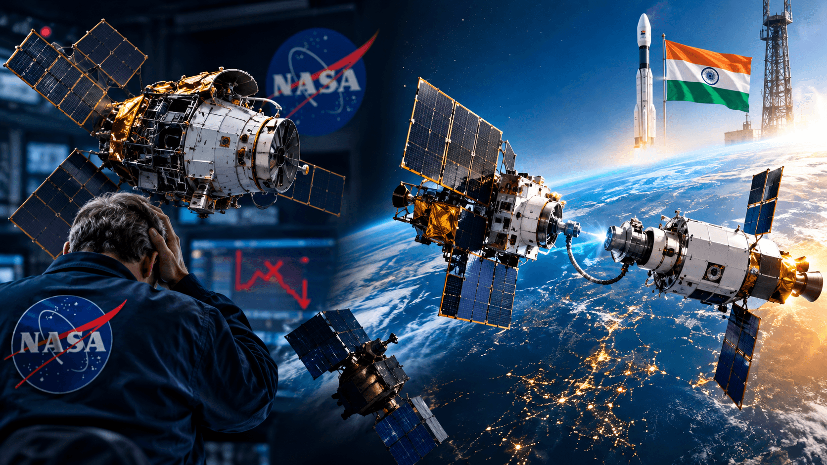शीर्षक 2: NASA फेल, भारत का 70 KG का सैटेलाइट अंतरिक्ष में करेगा बड़ा खेल!